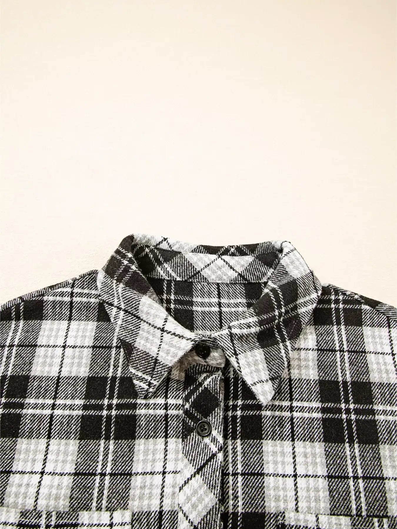 Plaid Print Chest Pockets Buttoned Shirt - Bela Fils BoutiqueBela Fils Boutique